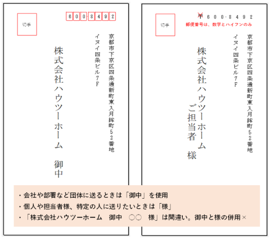 郵便物のアレやコレ